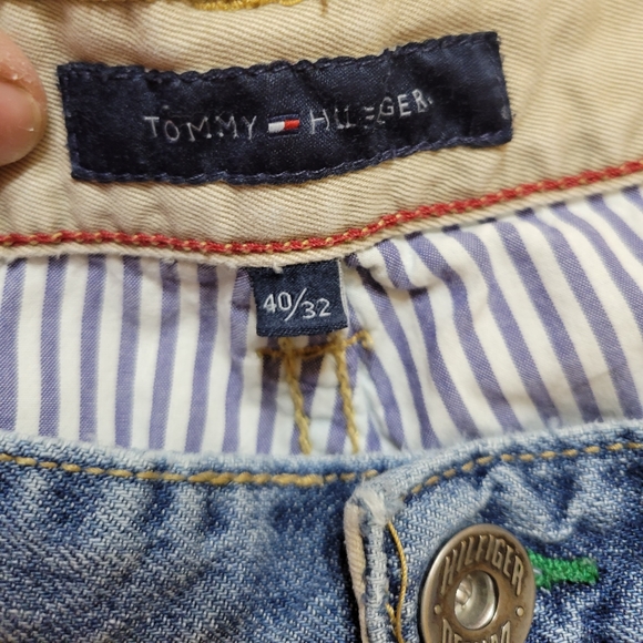 Vtg Tommy Hilfiger Distressed Straight Leg Men's 40 Jeans - Picture 7 of 7